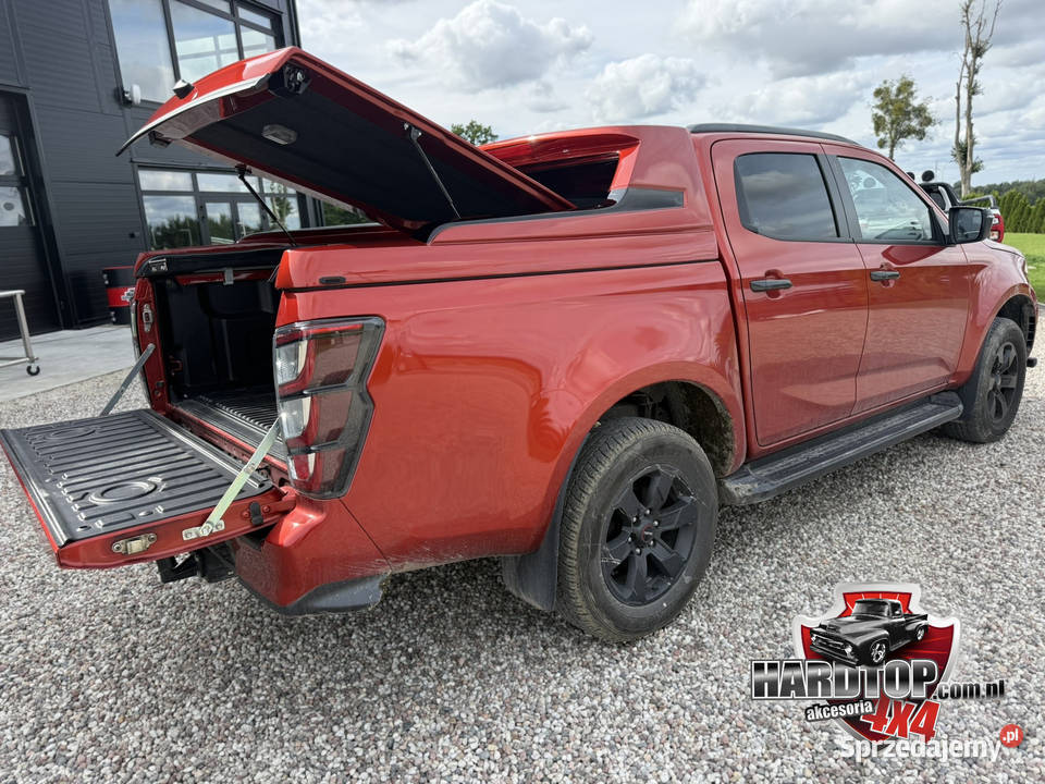 Zabudowa Isuzu Pokrywa paki fullbox Spoiler osobowe Pasłęk sprzedam