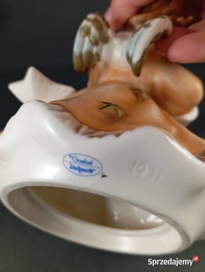 Porcelanowa figurka aniołka Goebel lubuskie