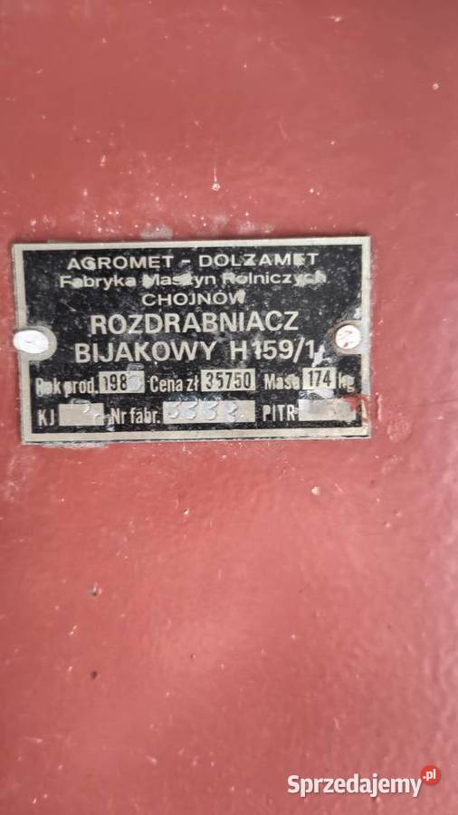 Śrutownik młynek do zboża Rozdrabniacz Bijakowy Tłuszcz