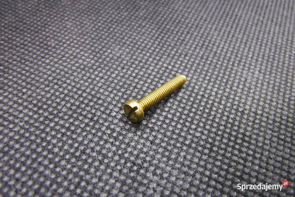 Śruba mosiężna śruby mosiężne M3 x 18mm skok gwintu 0,5