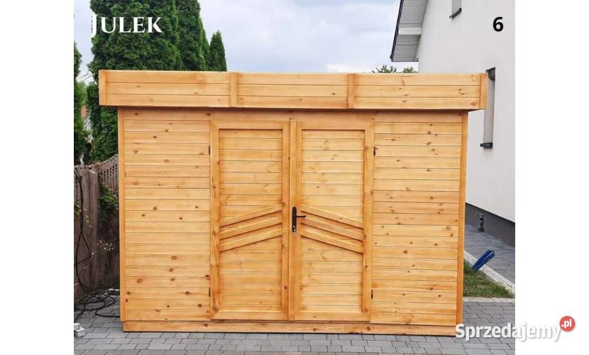 Drewniany domek na narzędzia Julek Domek schowek Katowice