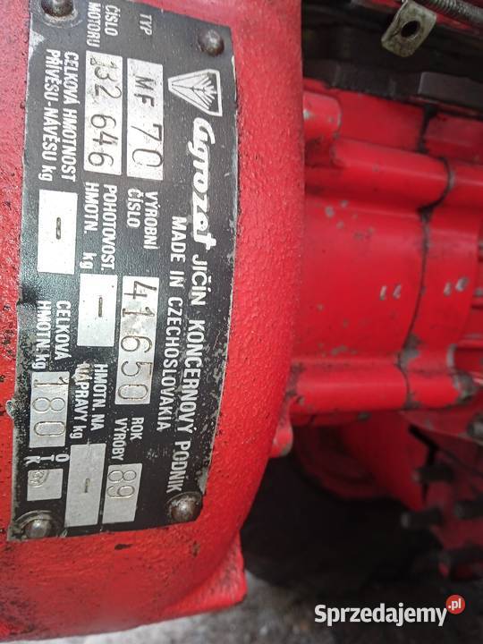 Kosiarka mf 70 agrozet z kosą Kosiarki spalinowe Limanowa sprzedam