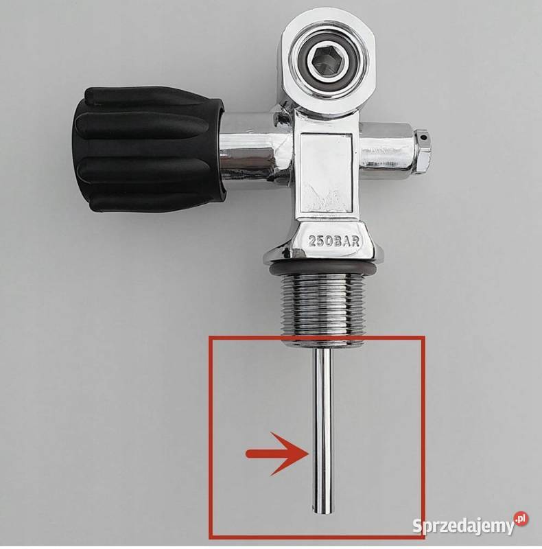 Rurka separatora zaworu 58 cala do butli Bytom