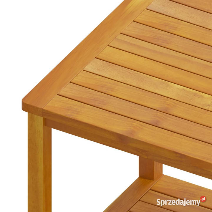 Stolik boczny z litego drewna akacjowego 45 x 45