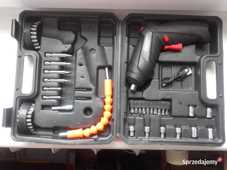 Wkrętak akumulatorowy 42V ZHCY w walizce z Bydgoszcz sprzedam