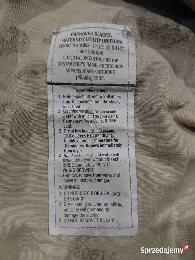 Spodnie maternity ISMUU multicam ocp Medium Kolekcje