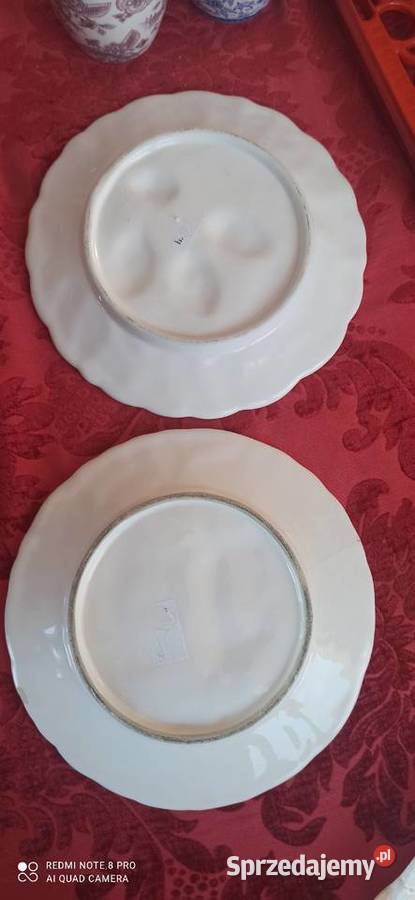 Talerz Piękne soczyste kolory jabłek i poziomek Porcelana i szkło pomorskie Gdańsk