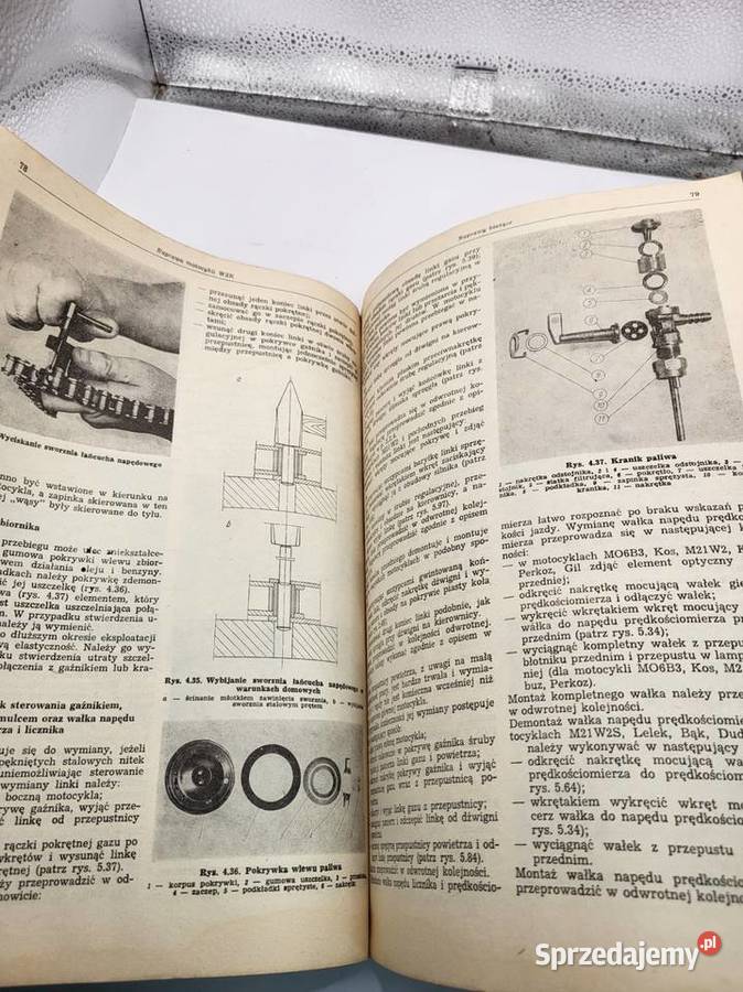 ksiąką katalog napaw instrukcja wsk M06B3 M21W2 Pokrywy i osłony silnika Rybnik