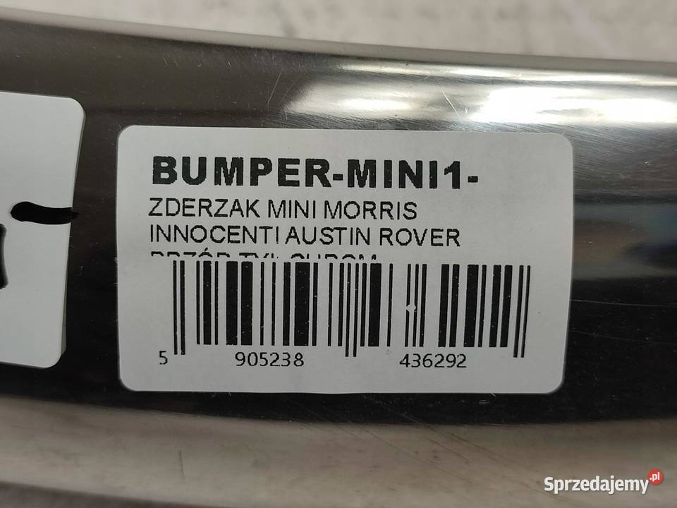 ZDERZAK PRZÓD TYŁ CHROM MINI MORRIS INNOCENTI