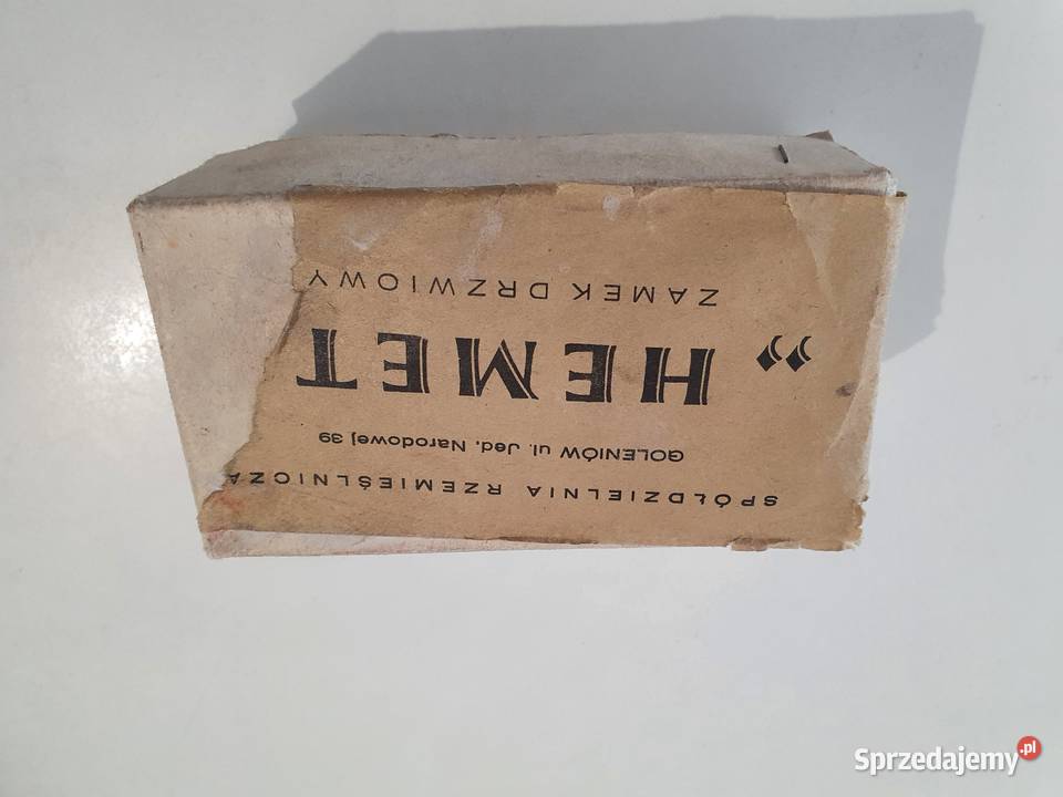 Zamek zasuwa do drzwi garażu PRL Drzwi i okna Czeladź sprzedam