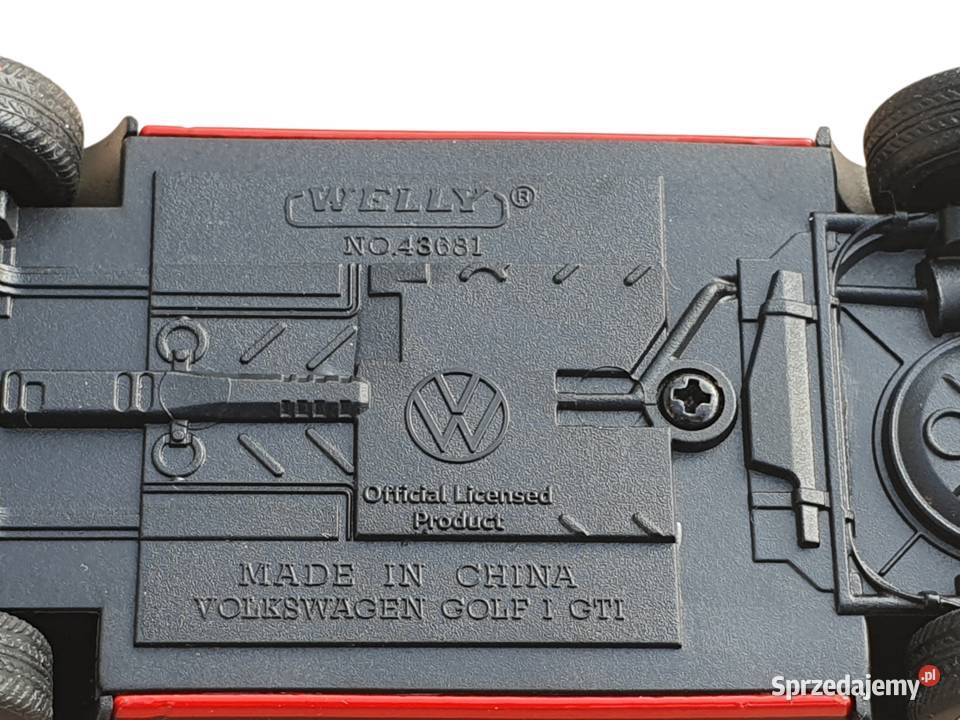 Model samochodu VW Golf I GTI czerwony skala 134 Samochody i pojazdy Cieszyn