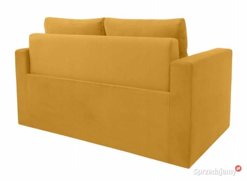 Sofa rozkładana żółta dwuosobowa BUNIO 3 III Nowa Sól sprzedam
