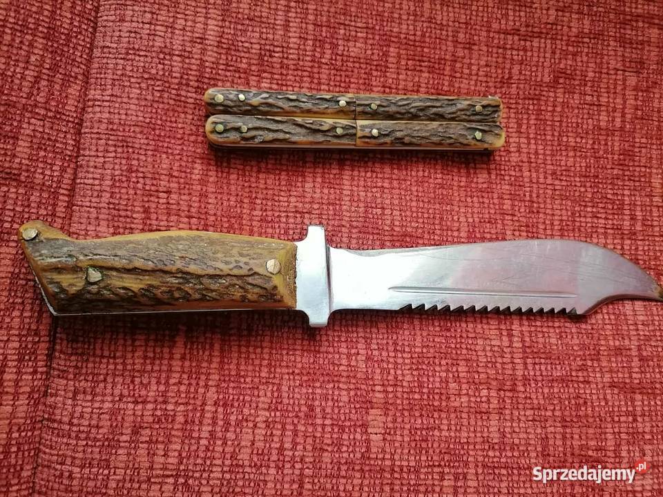 Noże Kolekcjonerskie Myśliwskie Lata 1980 Wałbrzych