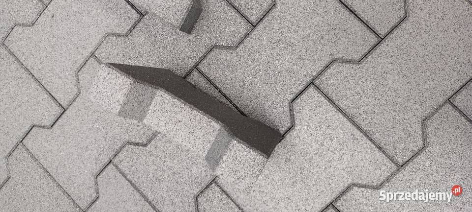 Kostka Behaton Gumowa Czarna Prosto Producenta Wolbrom