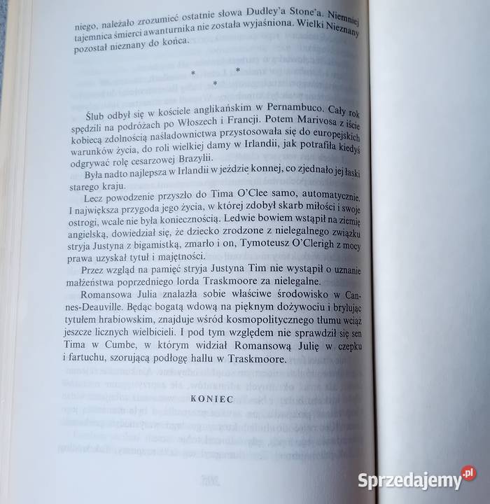Baronowa Orczy Marivosa córka bandyty Akapit Koźminek