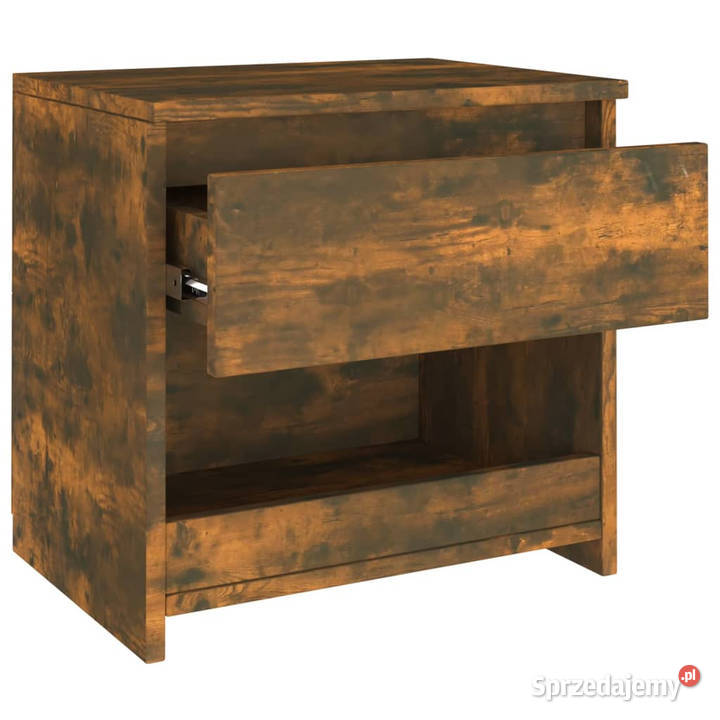 Szafki nocne 2 przydymiony dąb 40x30x39 WM815130 Warszawa