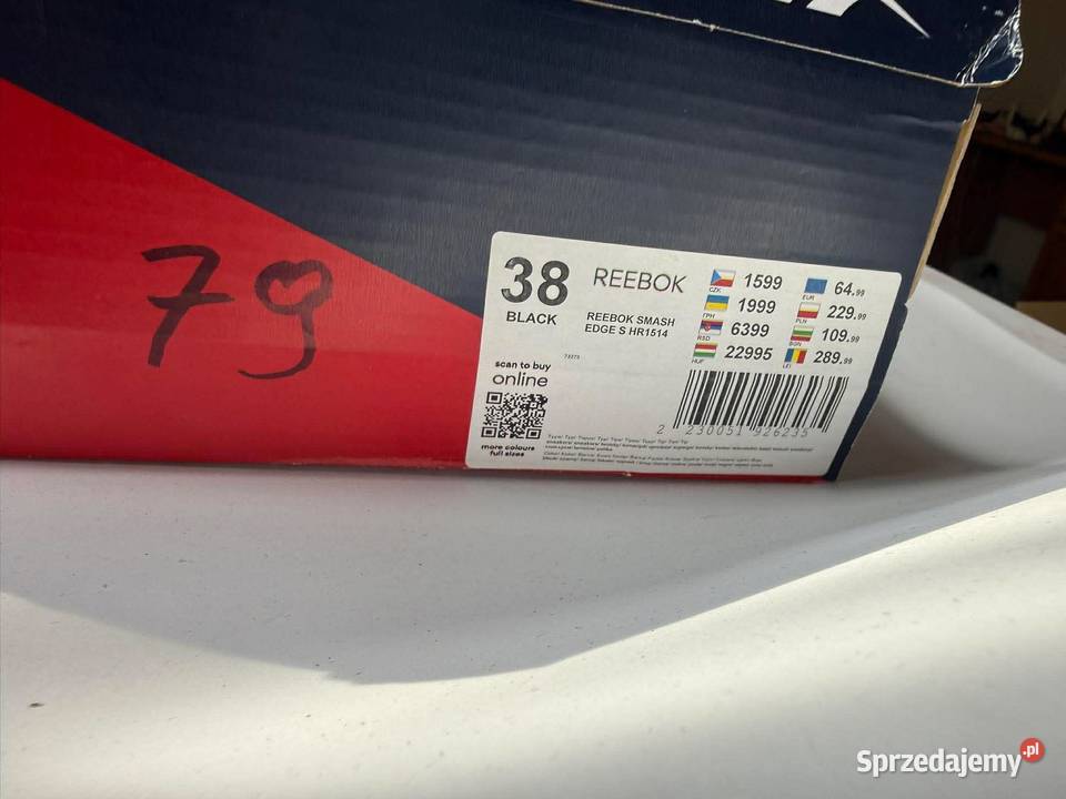 Reebok Smash EDGE s 38 nowe Kielce