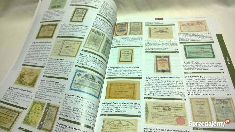 katalog aukcyjny papierów wartościowych 55