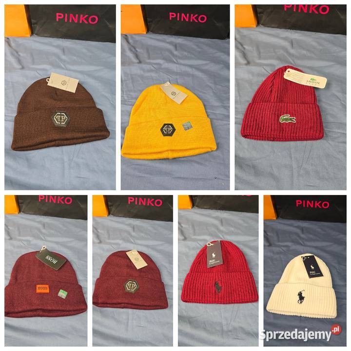 Czapki zimowe Ralph plein Boss damskie meskie Uniseks Wadowice