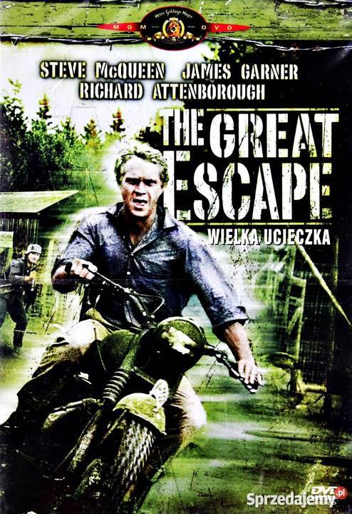 WIELKA UCIECZKA STEVE McQUEEN DVD Kalisz