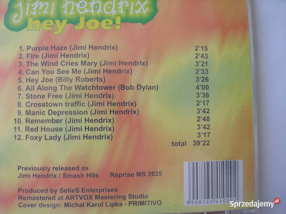 JAZZ CDJIMI HENDRIXHEJ JOE dolnośląskie Wołów