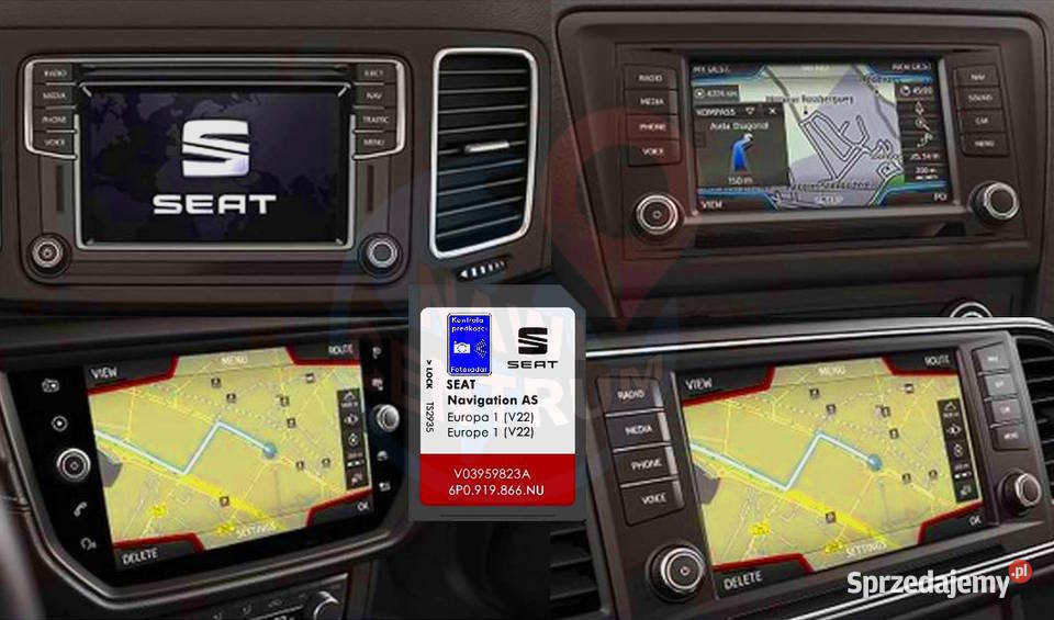 Seat Karta Mapy 20262027 Radary FullLink Android Kłodawa