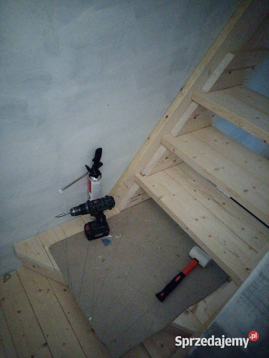 Schody drewniane mocne ganek strych piwnica Strzelce Krajeńskie