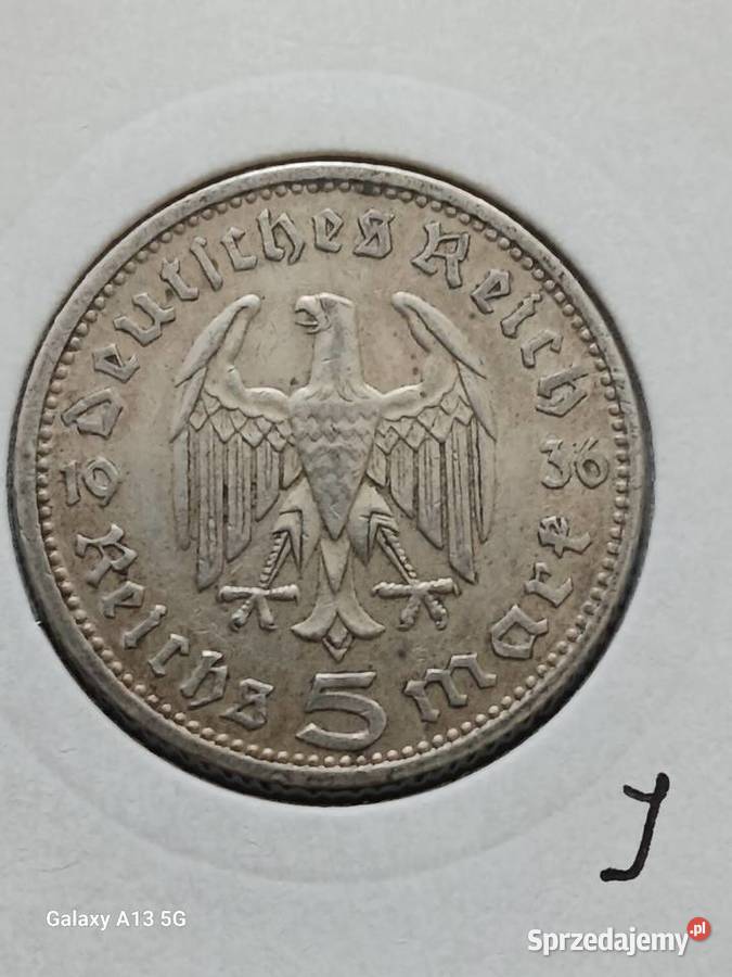 5 Marek Niemcy Paul von Hindenburg 1936 rmen A 4 wielkopolskie