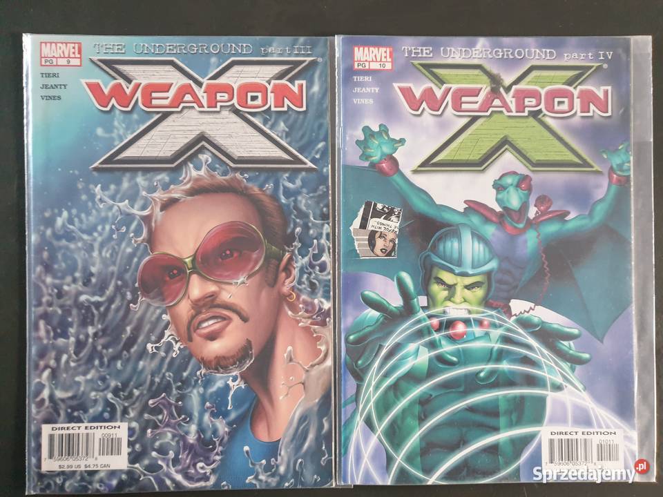 Weapon X zestaw 14 komiksów Marvel USA Amerykańskie pomorskie Gdynia