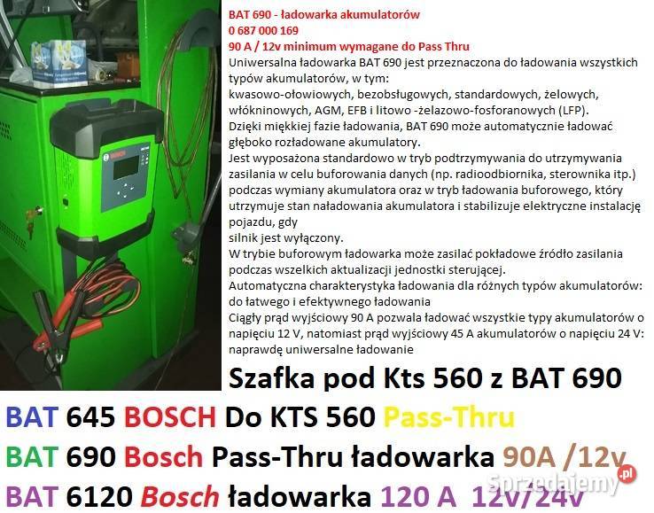 Bat 690 uniwersalna ładowarka BAT 6120 Bosch Bielsko-Biała