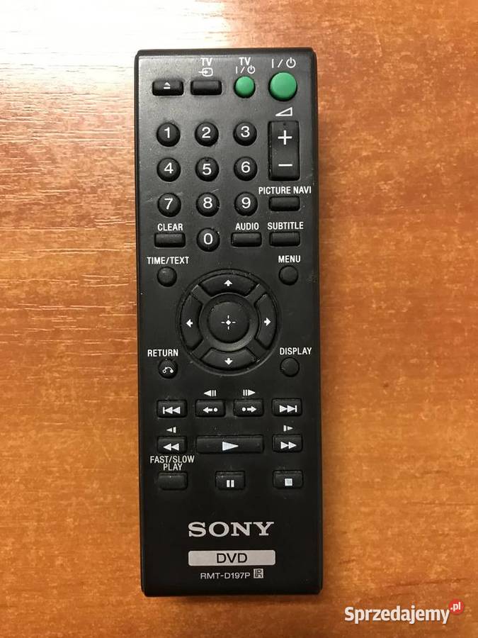 Oryginalny pilot Sony RMTD197P odtwarzacz DVD opolskie