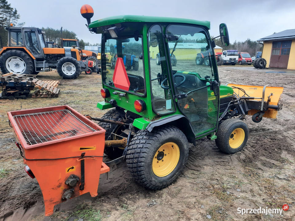 Mini ciągnik JOHN DEERE 4110 4x4 szczotka Korpele sprzedam