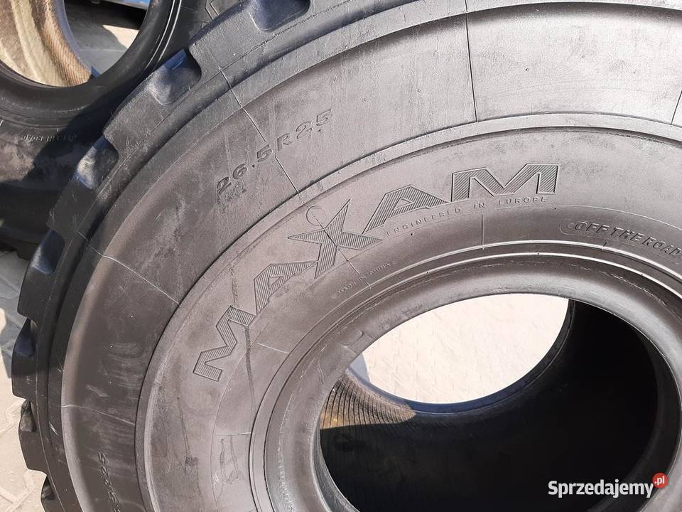 2x Opona używana przemysłowa 265R25 MAXAM MS302 Zaścianki