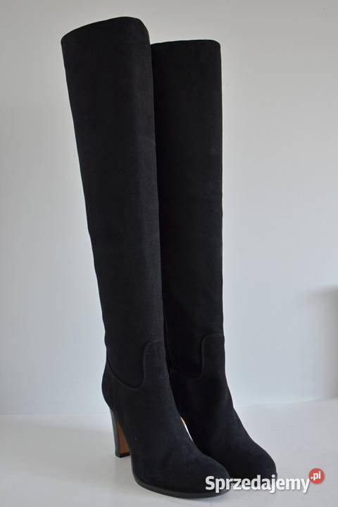 NIEPRZYZWOICIE SKROMNE kozaki The Seller czarny Białystok