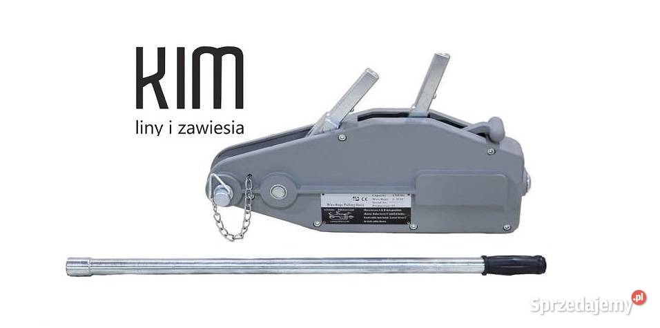 Przeciągarka wciągarka linowa aluminiowa ręczna Zabrze