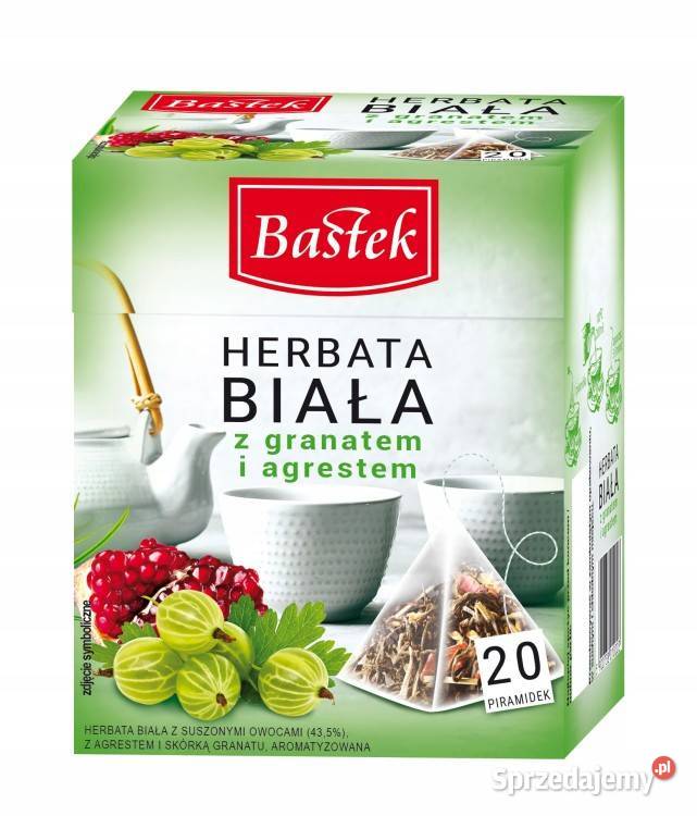 Bastek Herbata biała 20t agrest figa gruszka wielkopolskie Stare Miasto sprzedam