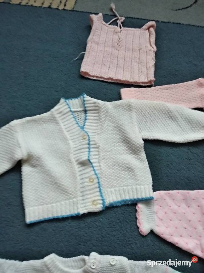 sweter sweterki dziewczęce 62 68 zestaw Poznań sprzedam
