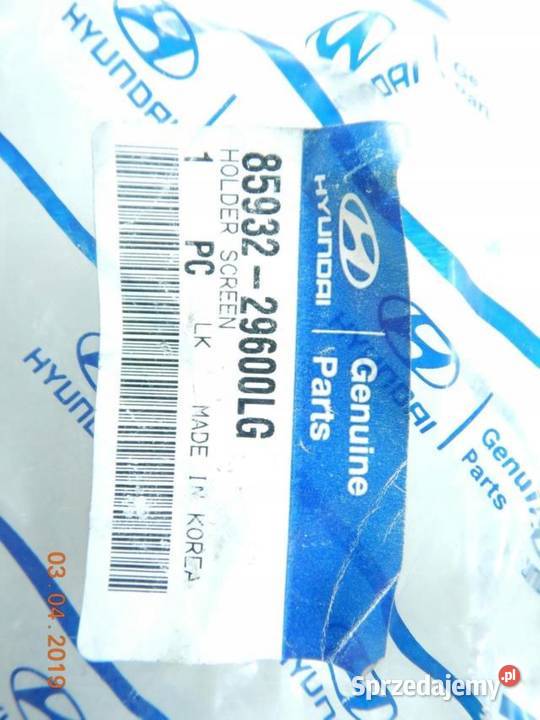 UCHWYT MOCOWANIE SZYBY LEWE HYUNDAI ELANTRA 98