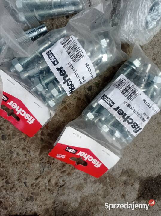 Kotwy rozporowe i wkręcane hilti mkt i fischer Kołki i kotwy Pilzno sprzedam