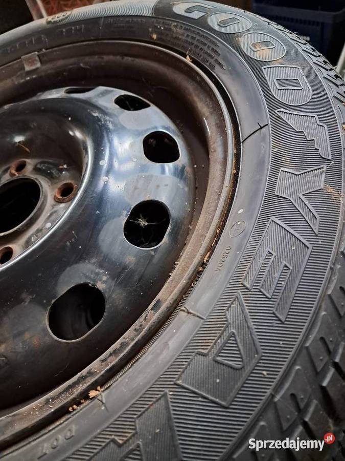2 koła 19560R15 4x108 otwór 63mm ET495 Goodyear Samochodowe Toruń