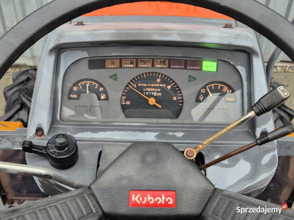 Traktorek KUBOTA GL19D 19 44 Wspomaganie