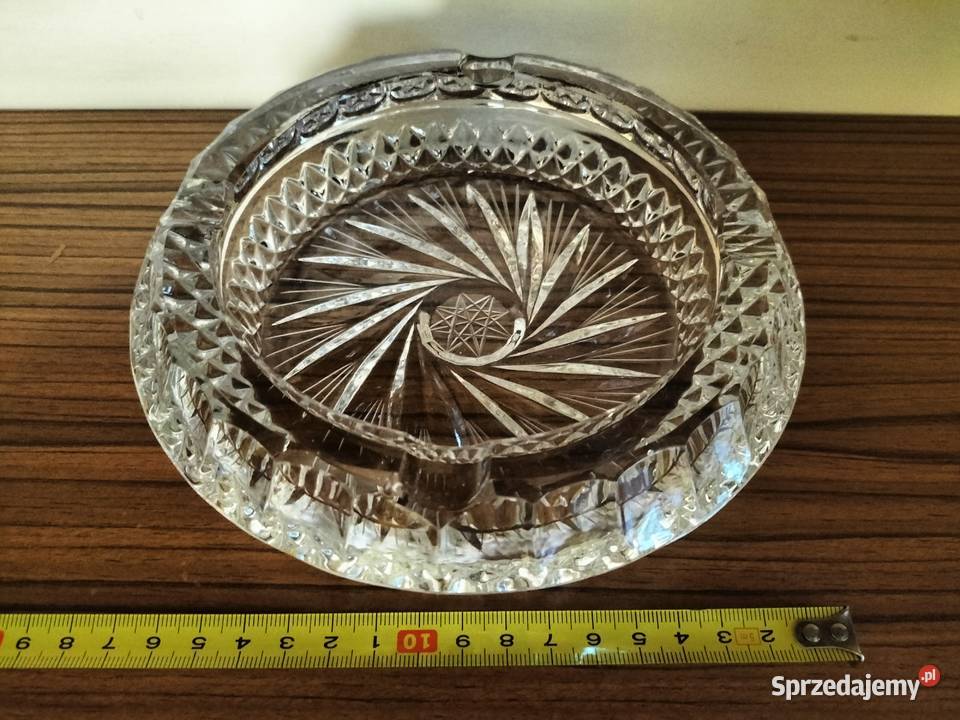 ORGINALNA PIĘKNA ZABYTKOWA KRYSZTAŁOWA Porcelana i szkło Wrocław