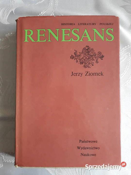 Renesans Jerzy Ziomek Książki naukowe i popularnonaukowe Kielce