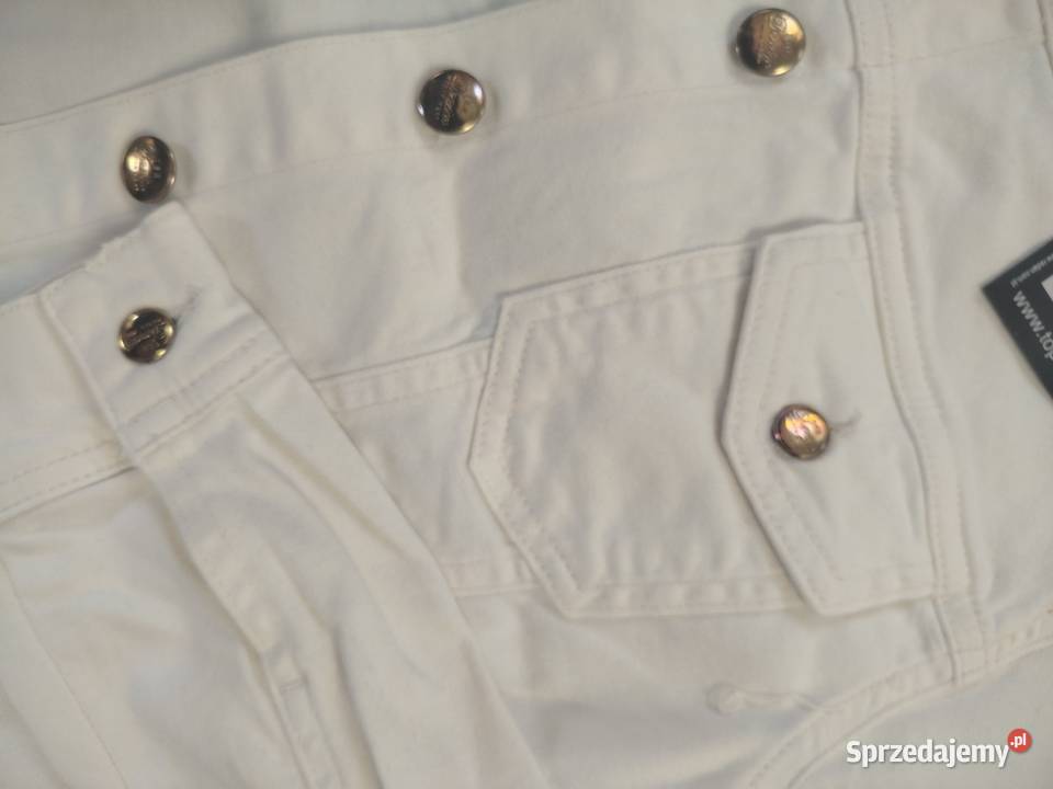 Biała kurtka wiosenna dzinsowopodobna Rozmiar 40(L) Nakło Śląskie