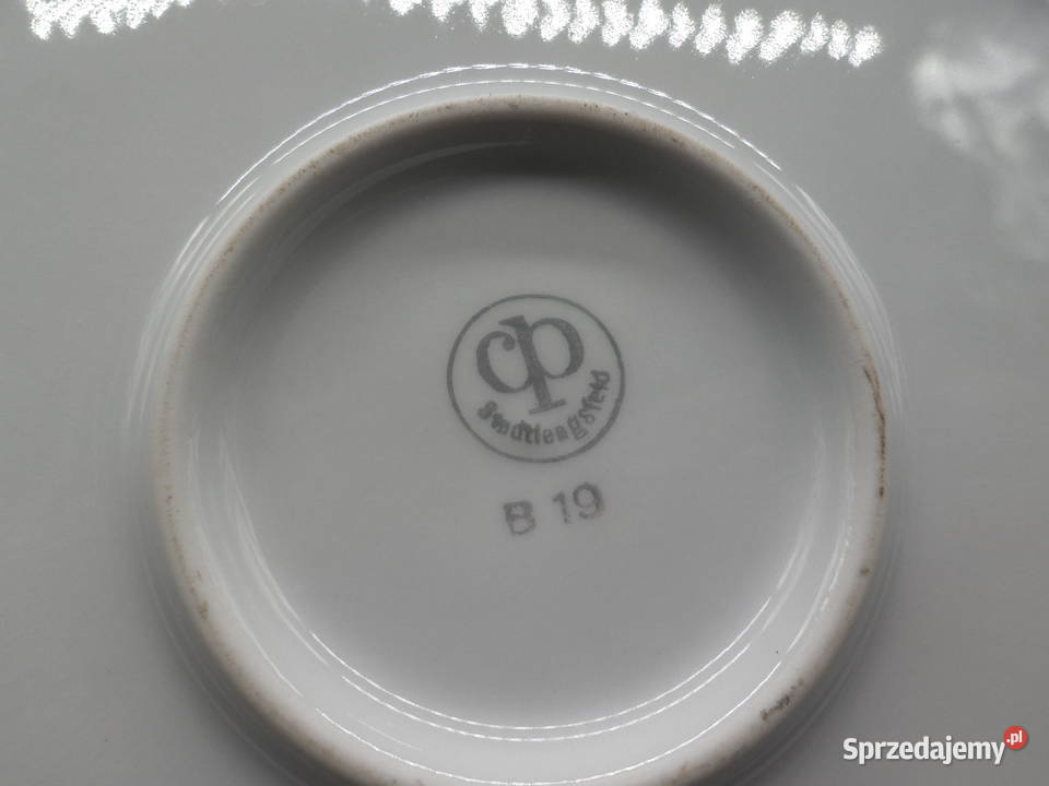 Porcelanowy talerz Colditz Porzellan Raszków
