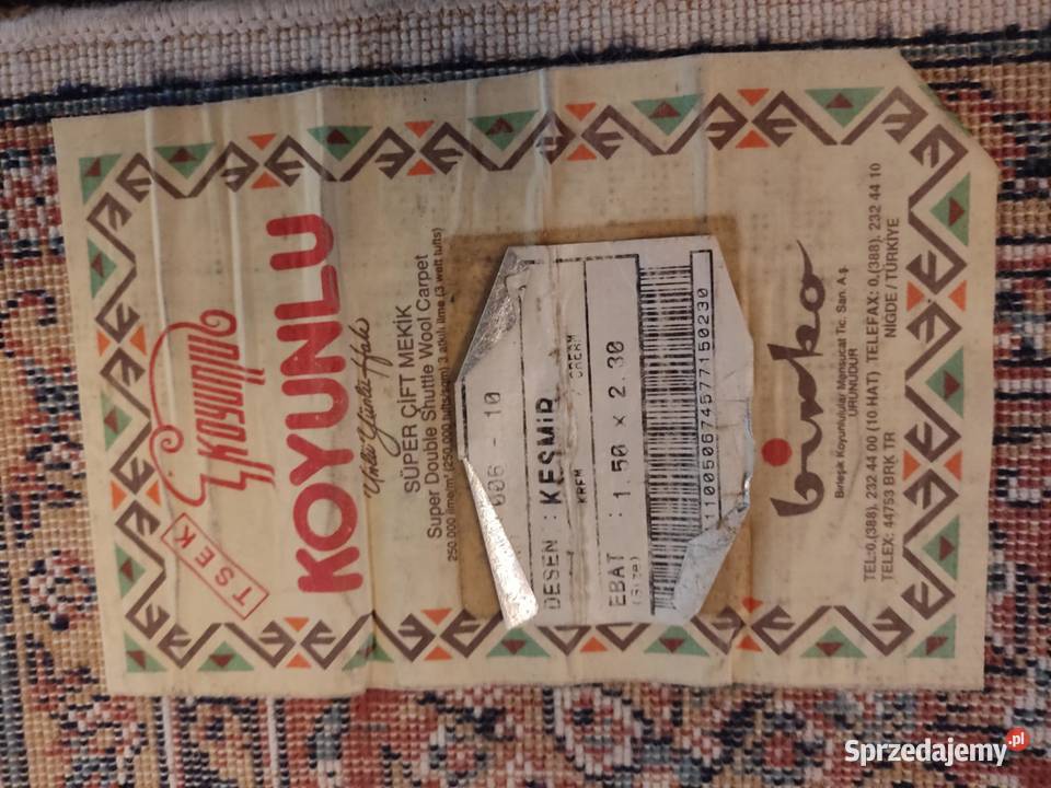 wełniany dywan 150230 Gorzów Wielkopolski sprzedam