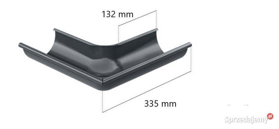 Bryza stal Narożnik zewnętrzny 125 mm podlaskie Białystok