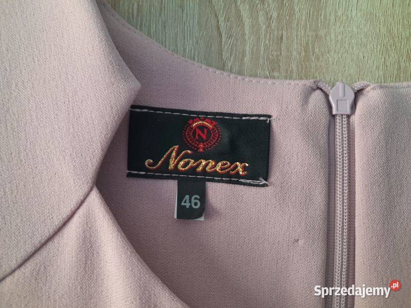Sukienka wrzosowa rozmiar 46 firmy Nonex Siewierz