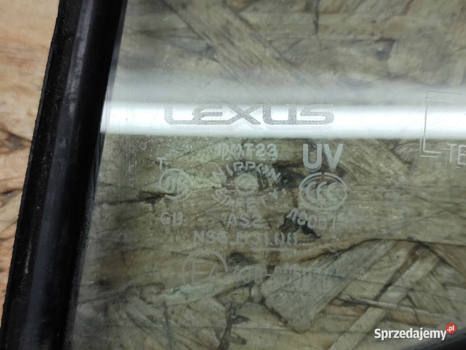 Szyba Drzwi Mała Trójkąt Lewy Tył Lexus IS II Pleszew
