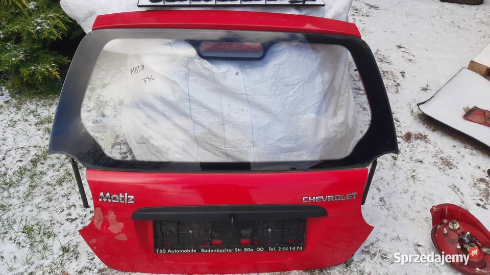 kompletna klapa Chevrolet Matiz lak 73L